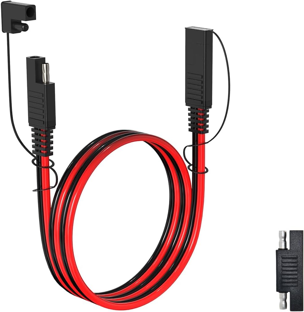 SAE Extension Cable with Polarity Reverse Adapter