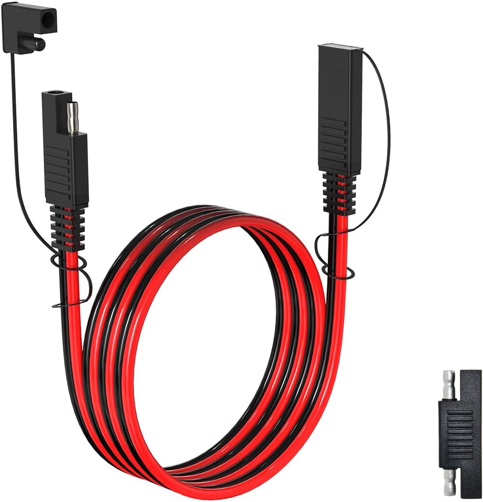 SAE Extension Cable with Polarity Reverse Adapter