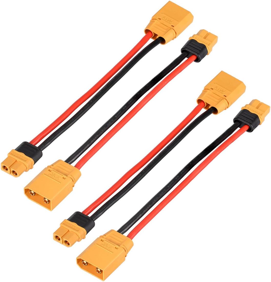 XT60 Female to XT90 Male Adapter Extension Cable 4pcs