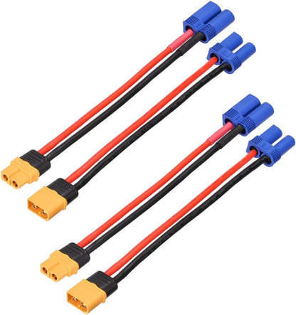 XT60 Female to EC5 Male and XT60 Male to EC5 Female Adapter Extension Cable