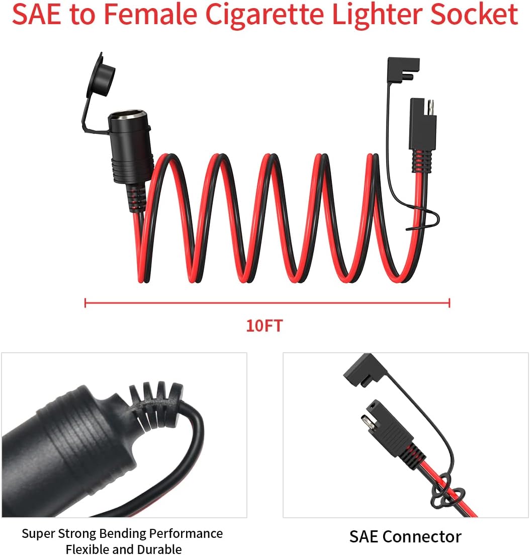 Cigarette Lighter Extension Cable