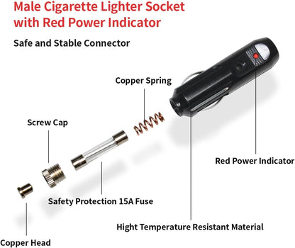 Cigarette Lighter Extension Cable