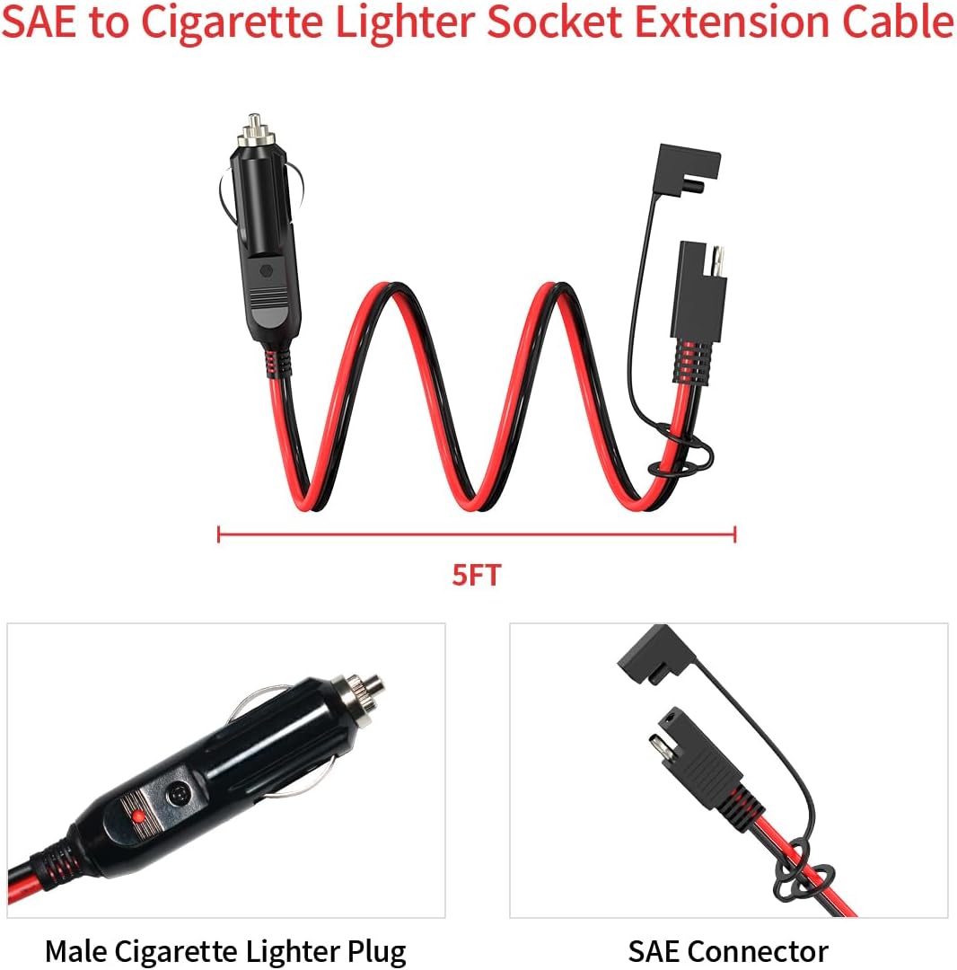 Cigarette Lighter Extension Cable