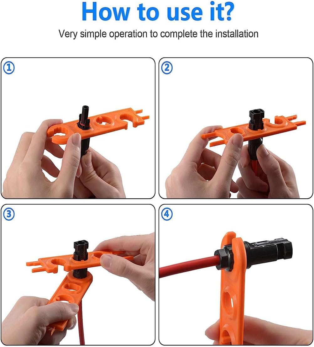 MC4 Connector Top with Plastic Wrench