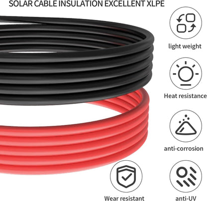 MC4 Male to Female Extension Cable 1 Pair