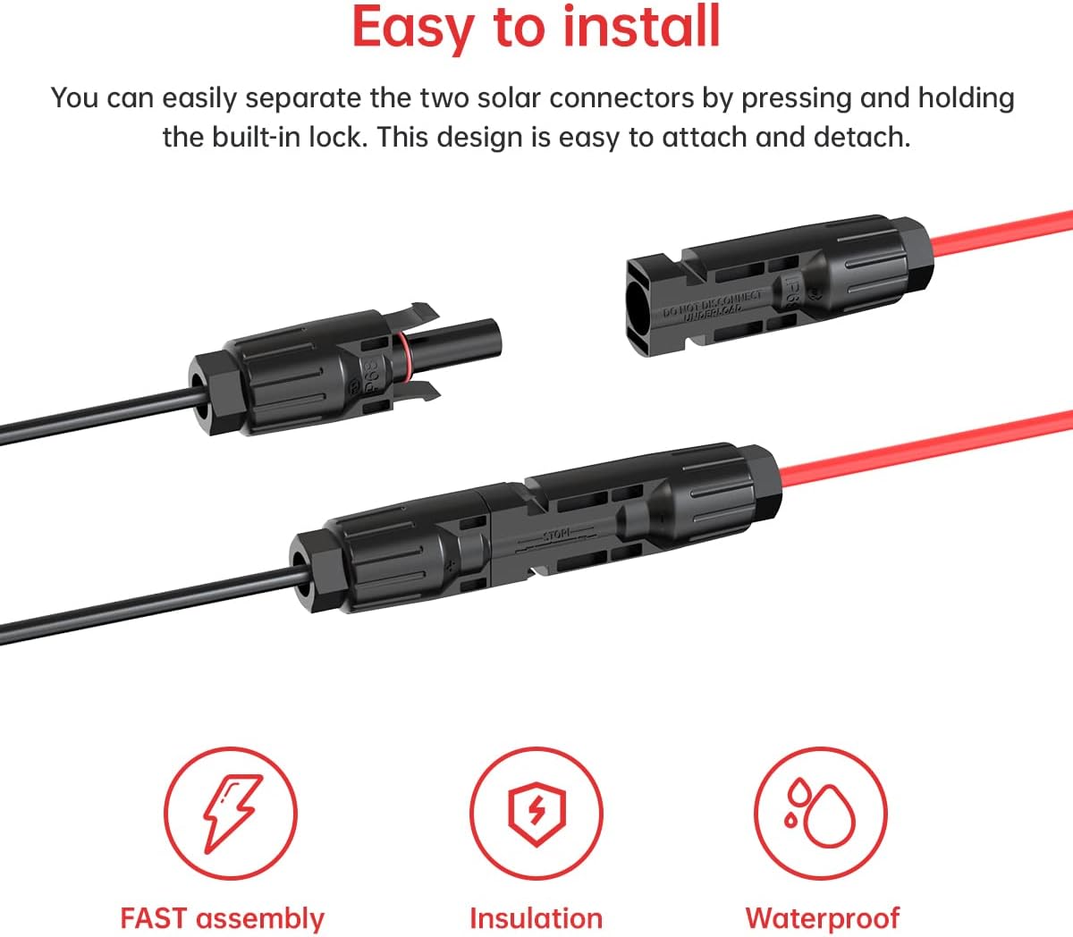 MC4 to Anderson Adapter Extension Cable