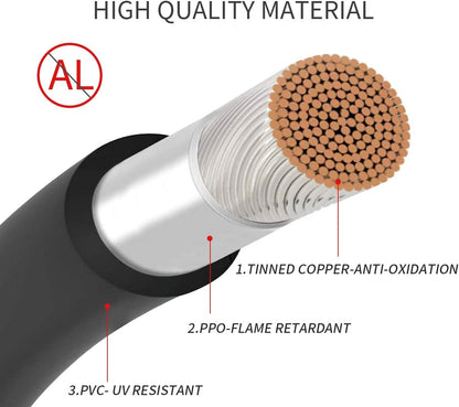 MC4 Y Branch Extension Cable