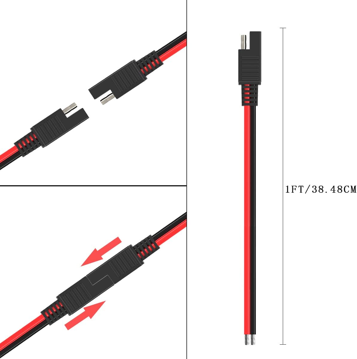 SAE Pigtail Extension Cable