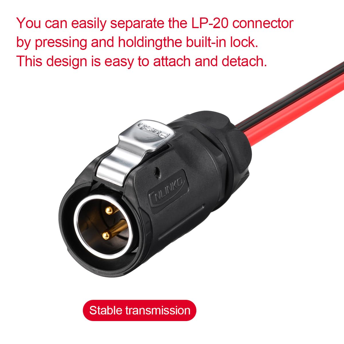 SAE to 2 Pin Circular Connector Adapter Extension Cable