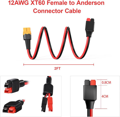 XT60 Female to Anderson Adapter Extension Cable