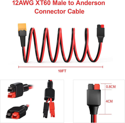 XT60 Female to Anderson Adapter Extension Cable