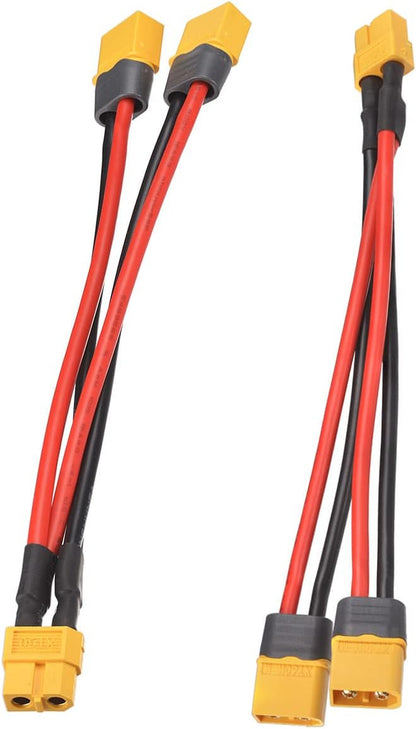 XT60 Female to Male Y Splitter Extension Cable