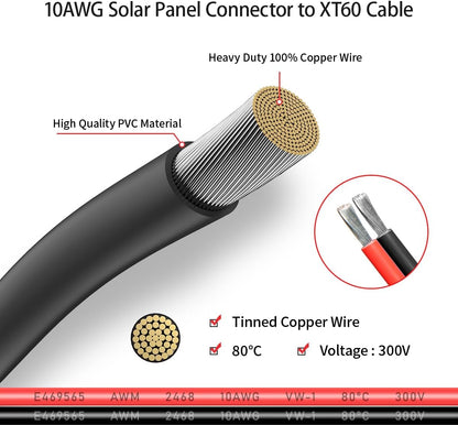 XT60 Female to MC4 Adapter Extension Cable