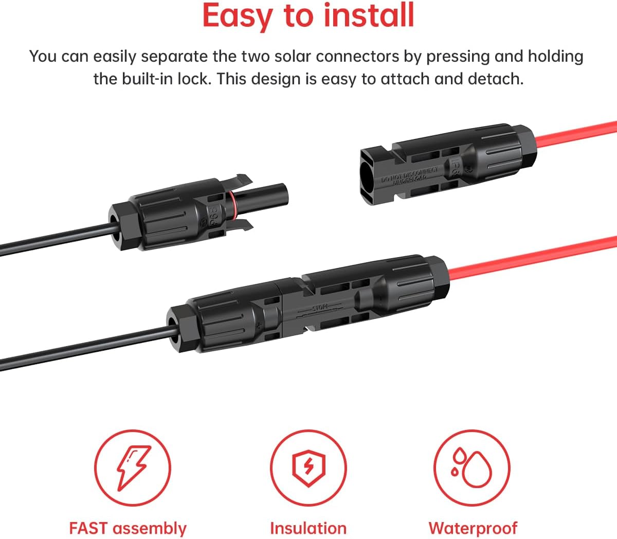 XT60 Female to MC4 Adapter Extension Cable