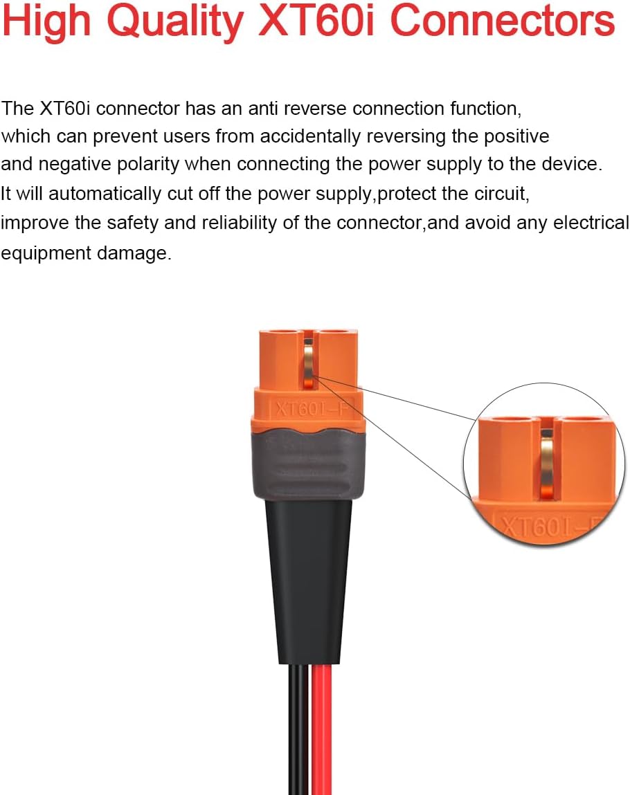 XT60i Female to Anderson Adapter Extension Cable