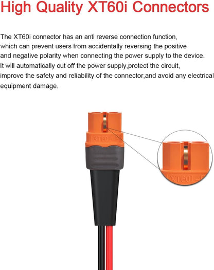 XT60i Female to Anderson Adapter Extension Cable