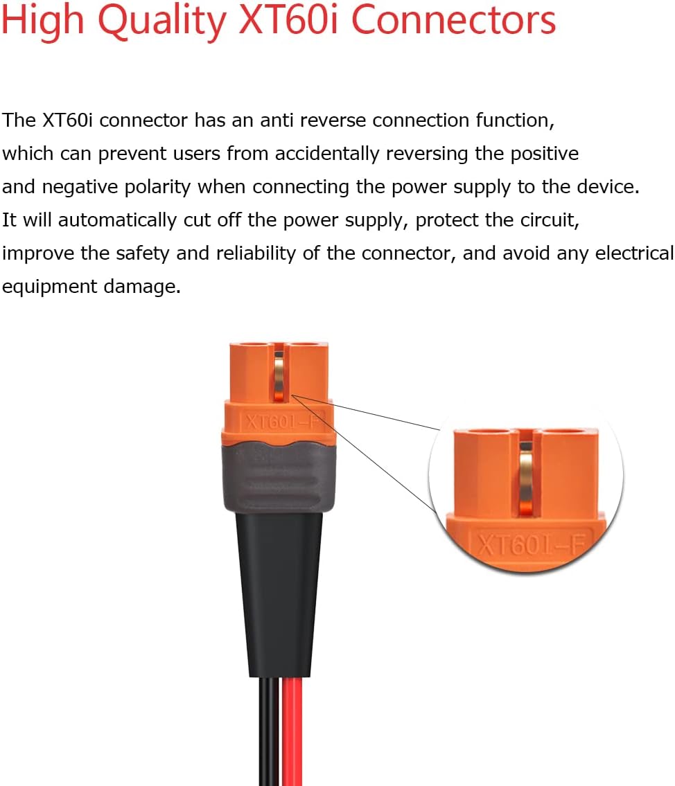 XT60i Female to MC4 Adapter Extension Cable