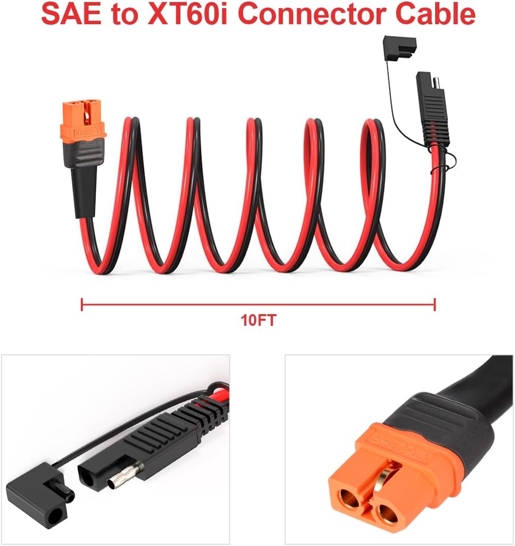 XT60i Female to SAE Adapter Extension Cable